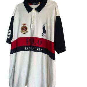 POLO RALPH LAUREN ColorBlock Large Logo Polo Shirt